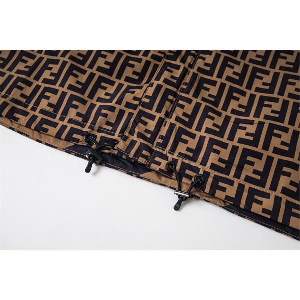 保温性抜群 斜めストライプ リバーシブル FENDI フェンディ コピー ジャケット 2025秋冬期間限定