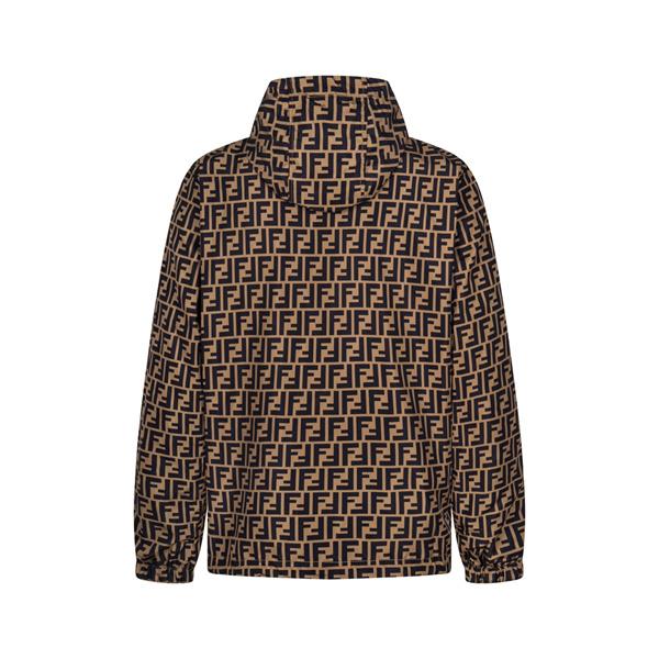 保温性抜群 斜めストライプ リバーシブル FENDI フェンディ コピー ジャケット 2025秋冬期間限定