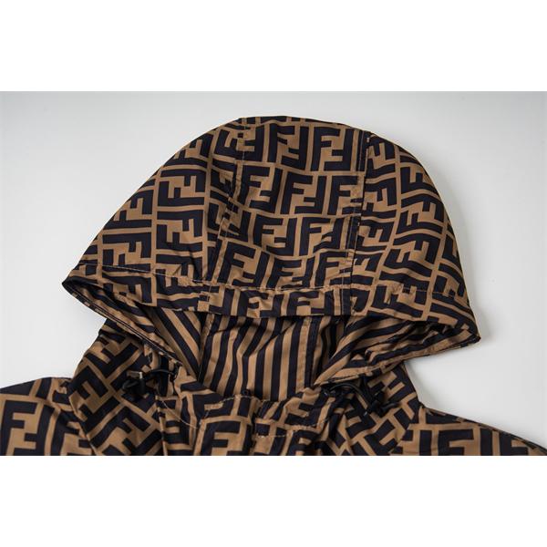 保温性抜群 斜めストライプ リバーシブル FENDI フェンディ コピー ジャケット 2025秋冬期間限定