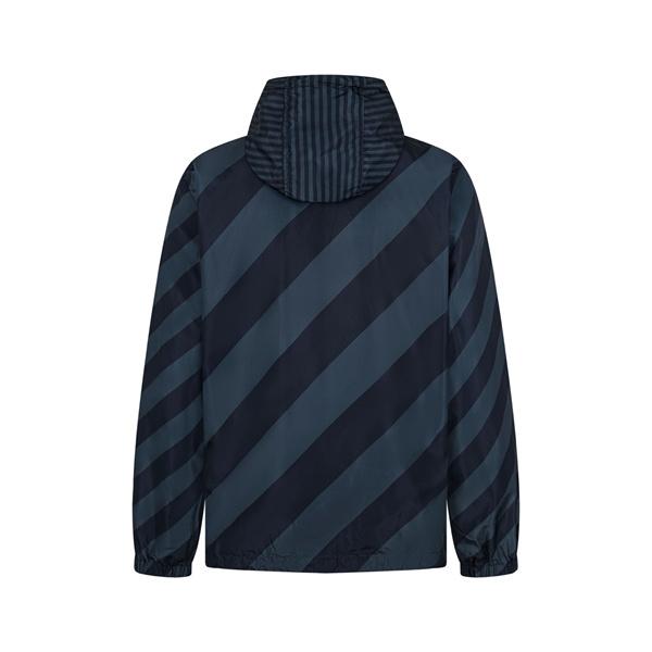 防寒対策 FF総柄 ネイビー ジャケット 2025秋冬新登場 FENDI フェンディ コピー