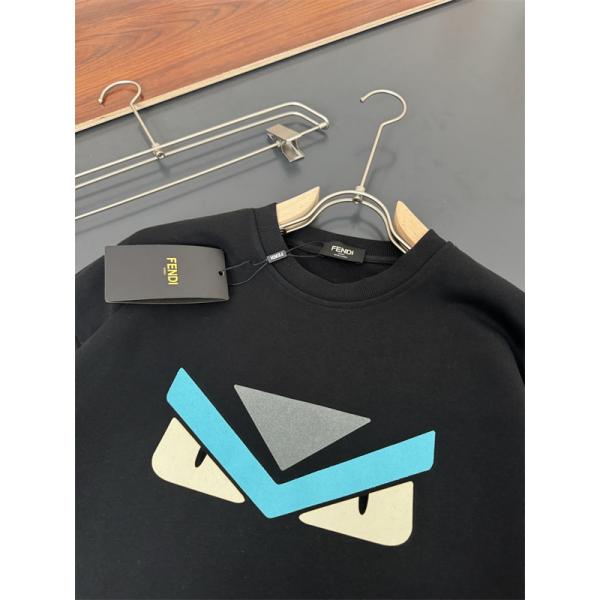 防風対策 モンスターアイ ブラック FENDI フェンディ コピー スウェット 新作