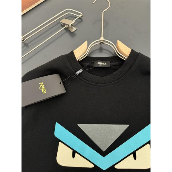 防風対策 モンスターアイ ブラック FENDI フェンディ コピー スウェット 新作