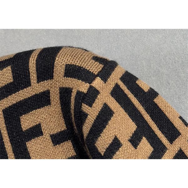 冬支度 FF総柄 ブラウン FENDI フェンディ スーパーコピー ニット 売れ筋 おすすめ