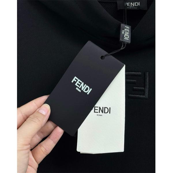2025秋冬定番 FENDI フェンディ コピー ホワイトロゴ パーカー 新着 希少