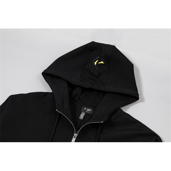 モード系 モンスターアイ ジップパーカー 売れ筋 FENDI フェンディ スーパーコピー