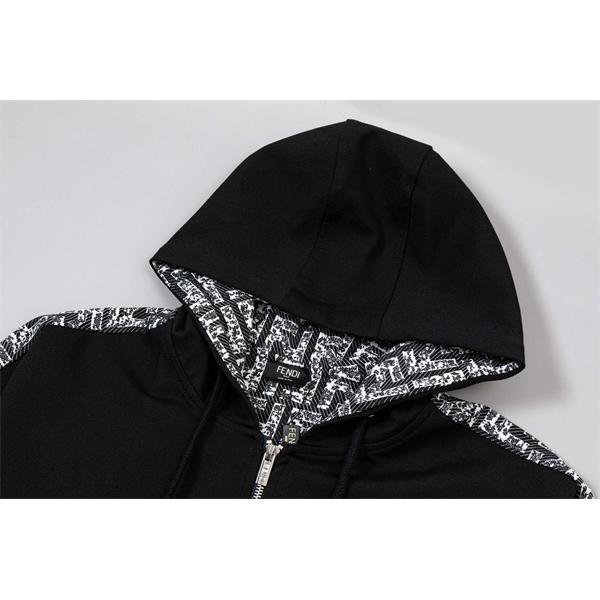 FENDI フェンディ スーパーコピー 2025秋冬先取り・快適素材 FFライン パーカー 特価