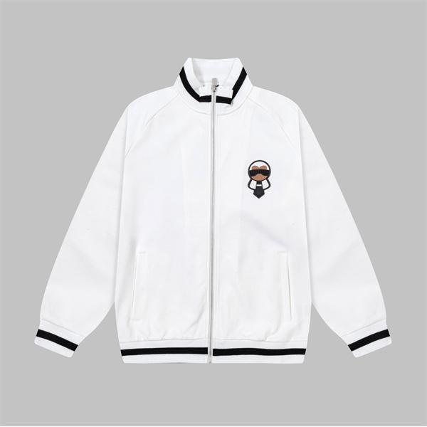 2025秋冬限定・高級感仕上げ カールロゴ トラック FENDI フェンディ コピー ジャケット 新作