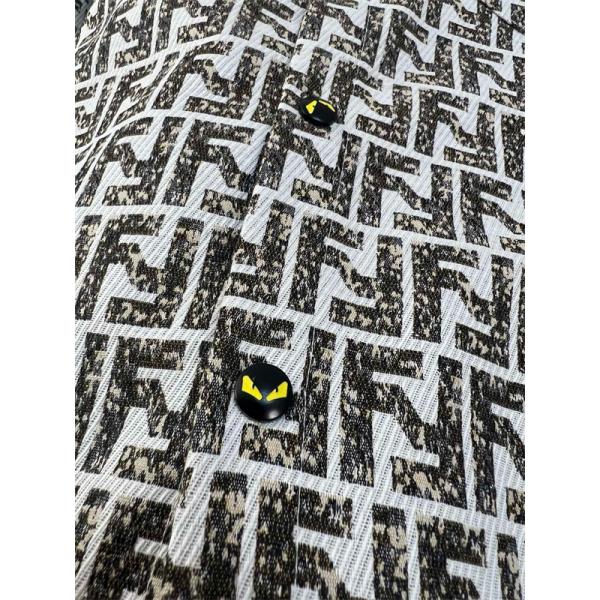 FENDI フェンディ コピー 2025秋冬注目・柔らかフィット FF総柄 デニムジャケット 人気