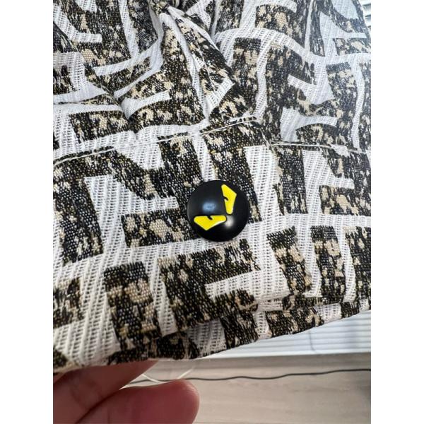 FENDI フェンディ コピー 2025秋冬注目・柔らかフィット FF総柄 デニムジャケット 人気