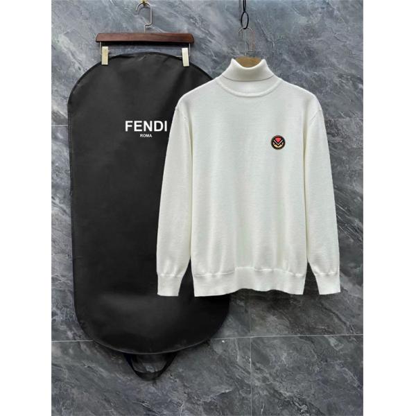 2025秋冬最新・上質感仕上げ ワンポイントタートルニット 人気 FENDI フェンディ コピー