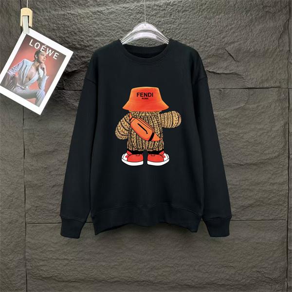 2025秋冬必須・快適ストレッチ クマプリント FENDI フェンディ コピー パーカー 上質 