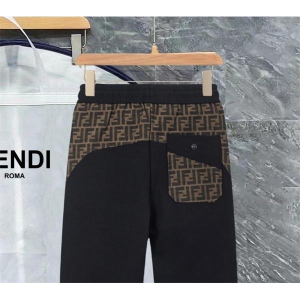 2025秋冬本格・快適フィット サイドロゴ FENDI フェンディ コピー スウェットパンツ 売れ行きUP