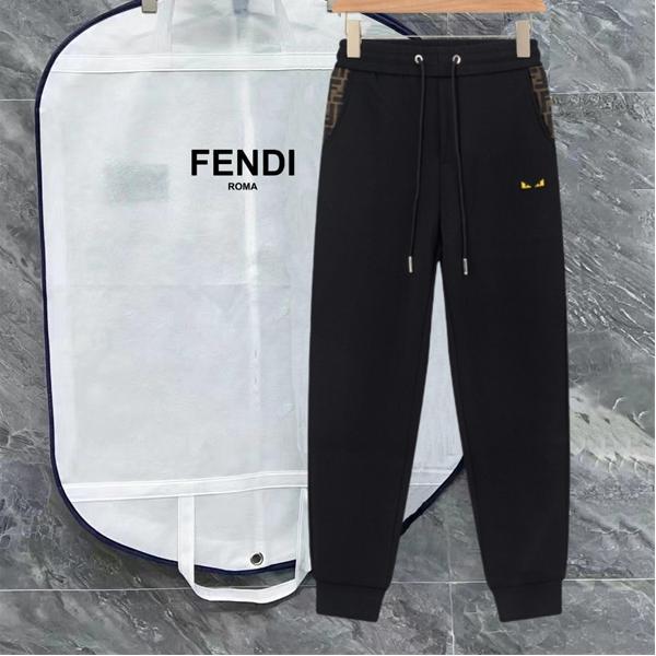 2025秋冬本格・快適フィット サイドロゴ FENDI フェンディ コピー スウェットパンツ 売れ行きUP