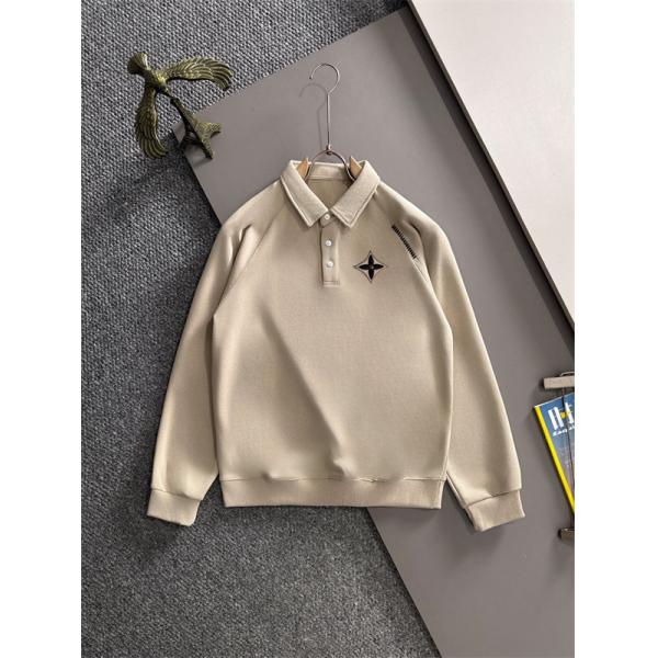 LOUIS VUITTON ルイヴィトン コピー 2025秋冬 新定番 高級シルエット カーキ スウェットトップス 今季話題