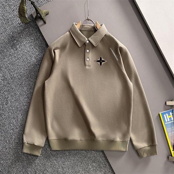 LOUIS VUITTON ルイヴィトン コピー 2025秋冬 新定番 高級シルエット カーキ スウェットトップス 今季話題