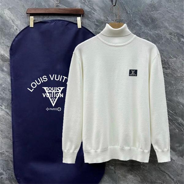 2025秋冬 保温仕立て 上質ニット ホワイト タートルネック 今季人気急上昇 LOUIS VUITTON ルイヴィトン コピー