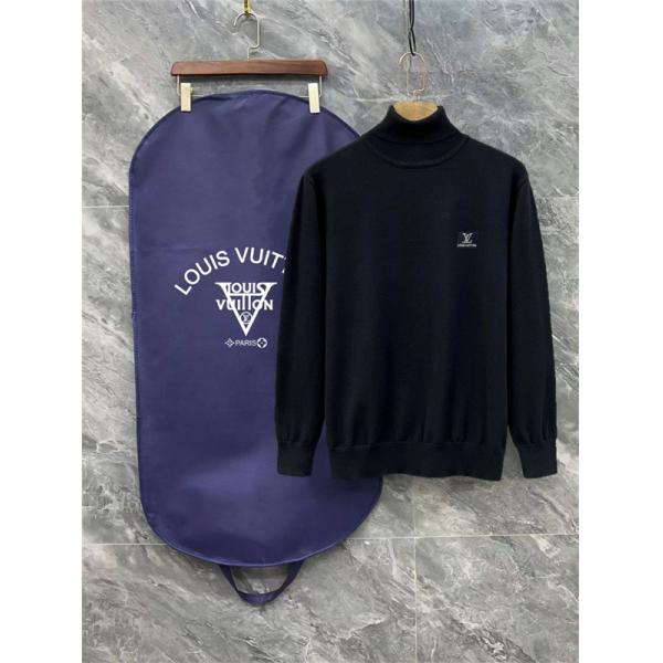 2025秋冬 保温仕立て 上質ニット ホワイト タートルネック 今季人気急上昇 LOUIS VUITTON ルイヴィトン コピー