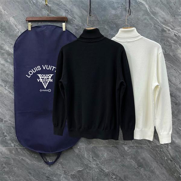 2025秋冬 保温仕立て 上質ニット ホワイト タートルネック 今季人気急上昇 LOUIS VUITTON ルイヴィトン コピー