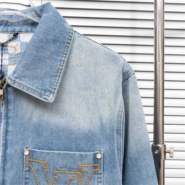 2025秋冬 トレンド感 ライトデニム ブルー LOUIS VUITTON ルイヴィトン コピー ジャケット 今季注目度高め