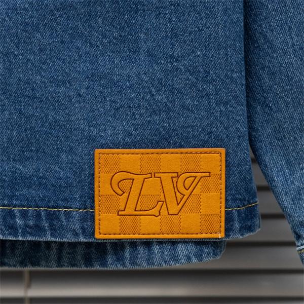 LOUIS VUITTON ルイヴィトン コピー 2025秋冬 デザイン映え モード系 ブルー デニムジャケット 今季イチオシ