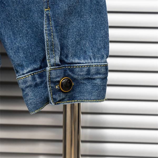 LOUIS VUITTON ルイヴィトン コピー 2025秋冬 デザイン映え モード系 ブルー デニムジャケット 今季イチオシ