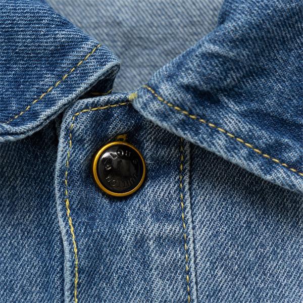 LOUIS VUITTON ルイヴィトン コピー 2025秋冬 デザイン映え モード系 ブルー デニムジャケット 今季イチオシ