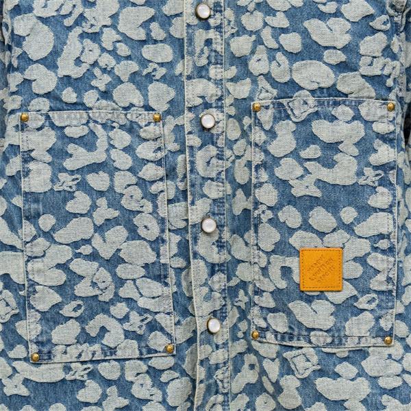 LOUIS VUITTON ルイヴィトン スーパーコピー 2025秋冬 上質感 軽やかデザイン ブルー デニムシャツ 注目