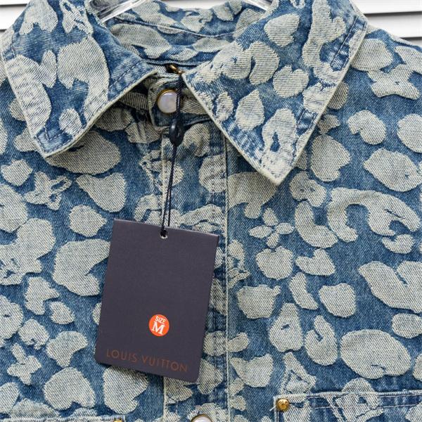 LOUIS VUITTON ルイヴィトン スーパーコピー 2025秋冬 上質感 軽やかデザイン ブルー デニムシャツ 注目
