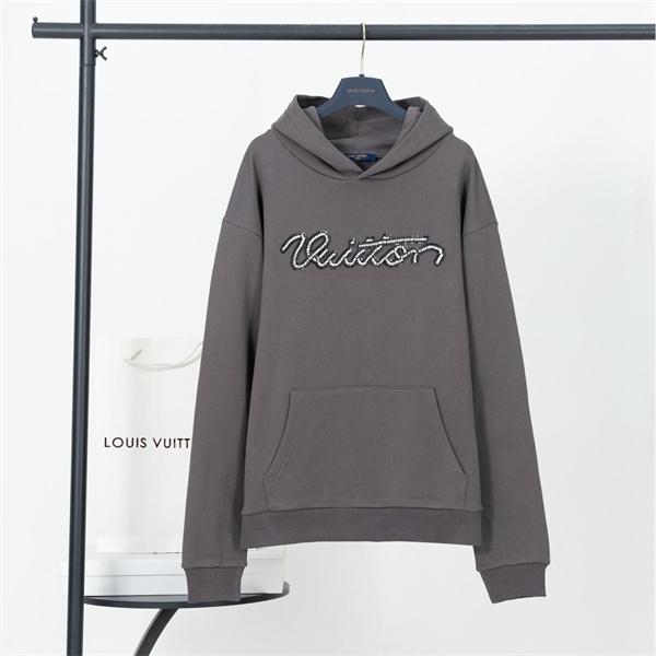 2025秋冬 柔暖仕立て スタイリッシュ グレー LOUIS VUITTON ルイヴィトン コピー パーカー 話題