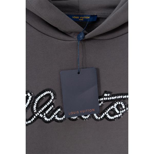 2025秋冬 柔暖仕立て スタイリッシュ グレー LOUIS VUITTON ルイヴィトン コピー パーカー 話題