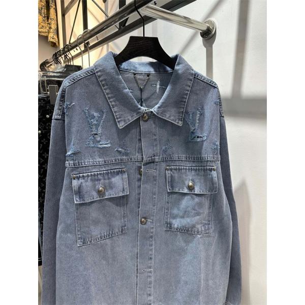 2025秋冬 トレンド映え カジュアル ライトデニム LOUIS VUITTON ルイヴィトン コピー ジャケット 人気