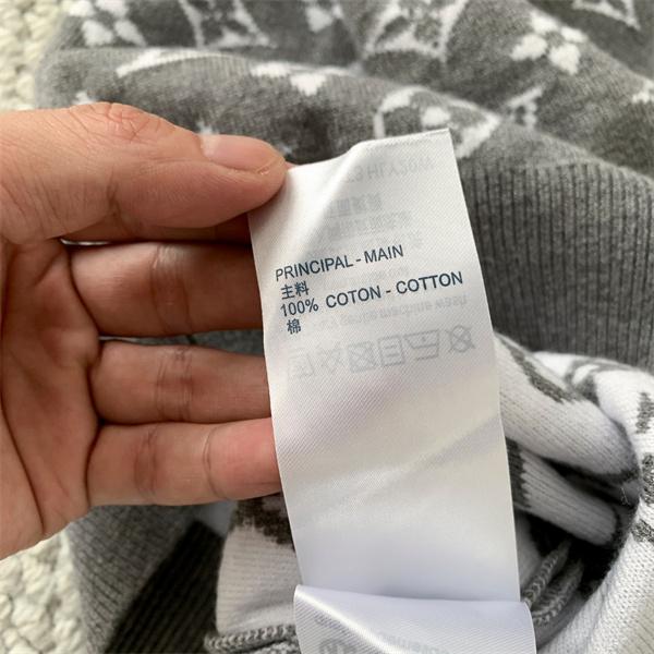 2025秋冬 快適ニット シンプル映え グレー ジップパーカー LOUIS VUITTON ルイヴィトン スーパーコピー 