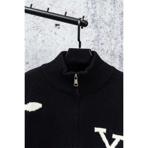 2025秋冬注目 グレー 洗練 シック ニットブルゾン LOUIS VUITTON ルイヴィトン スーパーコピー