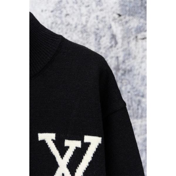 2025秋冬注目 グレー 洗練 シック ニットブルゾン LOUIS VUITTON ルイヴィトン スーパーコピー