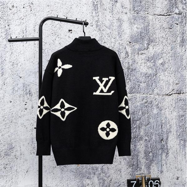 2025秋冬注目 グレー 洗練 シック ニットブルゾン LOUIS VUITTON ルイヴィトン スーパーコピー