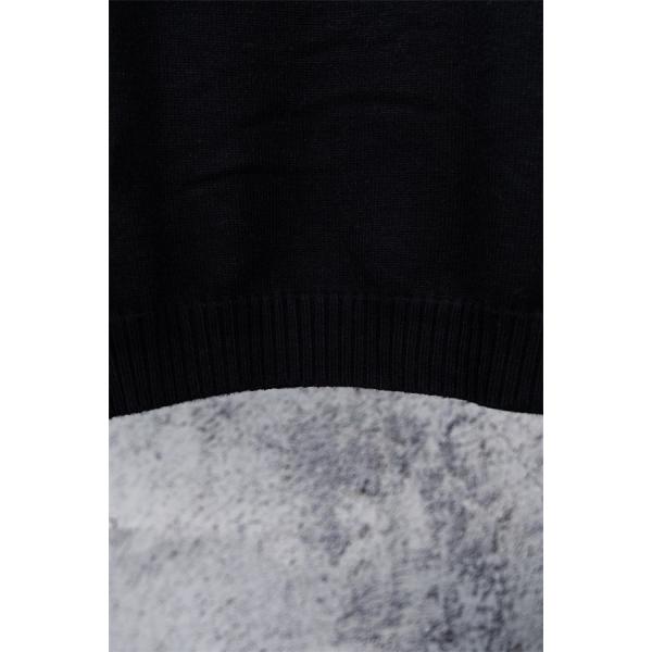 LOUIS VUITTON ルイヴィトン コピー 2025秋冬話題 ブラック モード 個性派 クルーネックニット