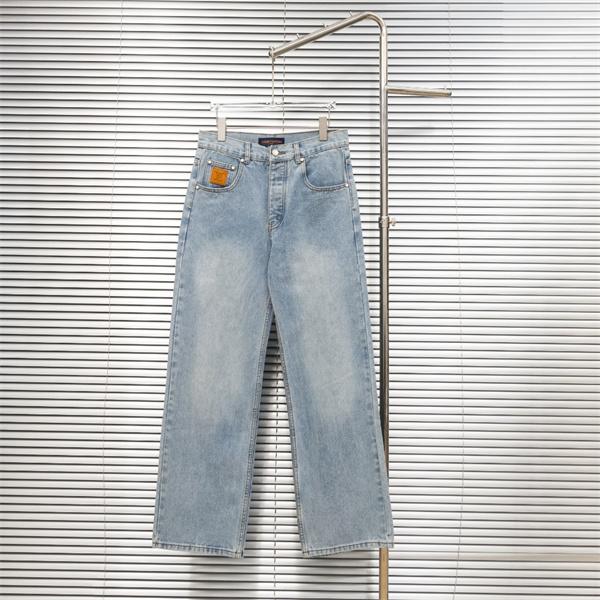 2025秋冬おすすめ ライトブルー 上品 透明感 ストレート LOUIS VUITTON ルイヴィトン コピー デニム