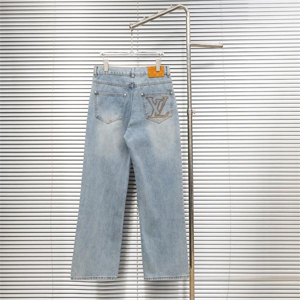 2025秋冬おすすめ ライトブルー 上品 透明感 ストレート LOUIS VUITTON ルイヴィトン コピー デニム