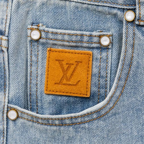 2025秋冬おすすめ ライトブルー 上品 透明感 ストレート LOUIS VUITTON ルイヴィトン コピー デニム