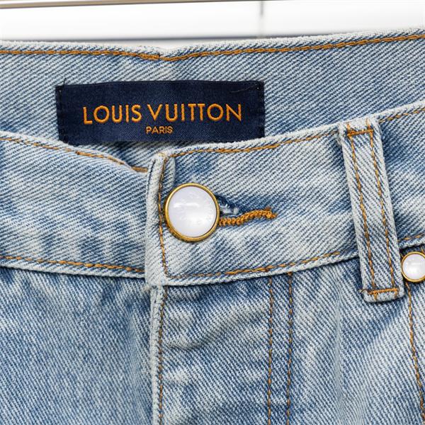 2025秋冬おすすめ ライトブルー 上品 透明感 ストレート LOUIS VUITTON ルイヴィトン コピー デニム