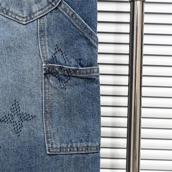 LOUIS VUITTON ルイヴィトン コピー 2025秋冬 ブルー 上品 シルエット美脚 デニムパンツ