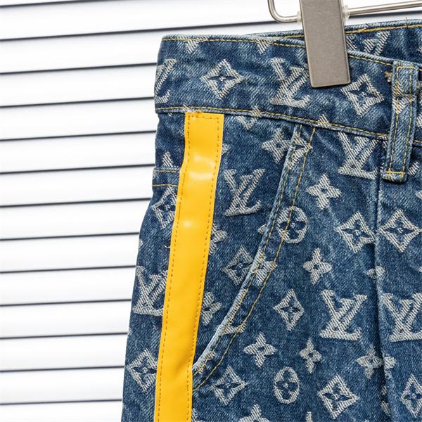 2025秋冬 ブルー カジュアル映え サイドライン LOUIS VUITTON ルイヴィトン スーパーコピー デニム