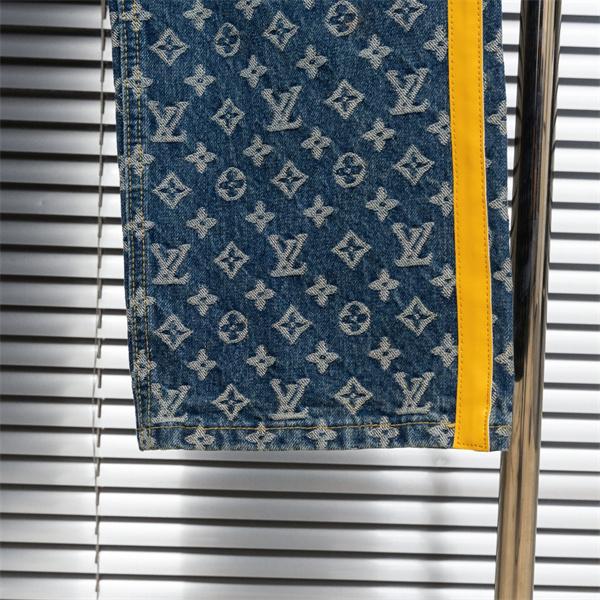 2025秋冬 ブルー カジュアル映え サイドライン LOUIS VUITTON ルイヴィトン スーパーコピー デニム