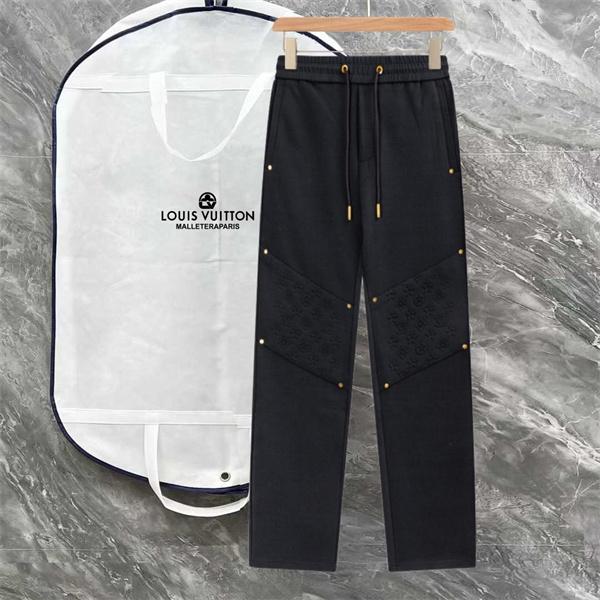 2025秋冬 グレー モード LOUIS VUITTON ルイヴィトン コピー 軽量ラク穿き スウェットパンツ