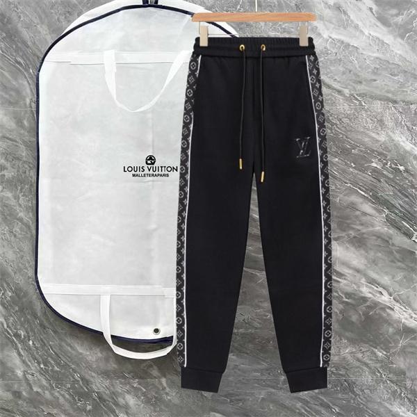 LOUIS VUITTON ルイヴィトン コピー 2025秋冬イチ押し・深みのある ブラック 快適 ジョガーパンツ