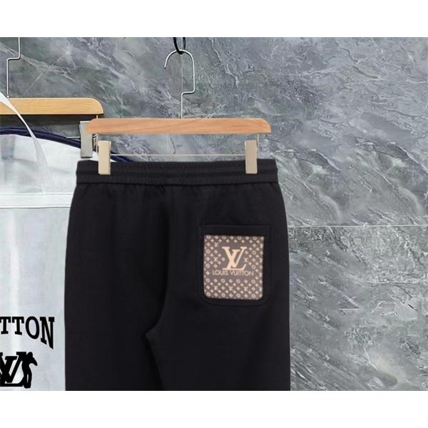 LOUIS VUITTON ルイヴィトン コピー 2025秋冬トレンド必須・洗練された ブラック モダン ジョガーパンツ
