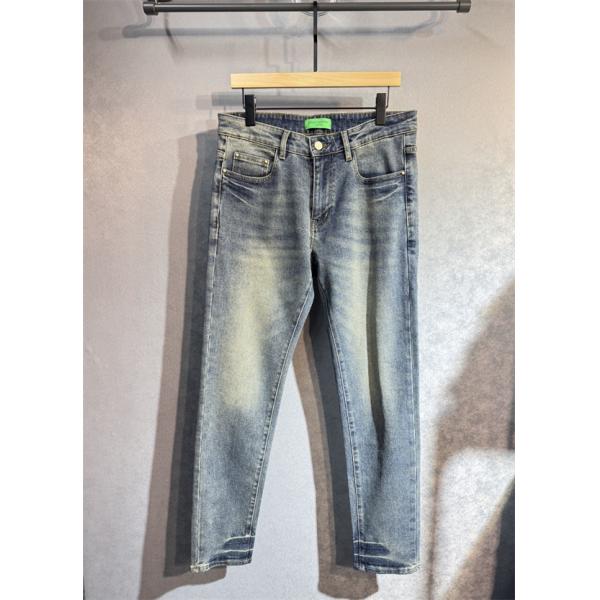 LOUIS VUITTON ルイヴィトン スーパーコピー 2025秋冬注目・インディゴ 立体ロゴ エンボス デニムパンツ 