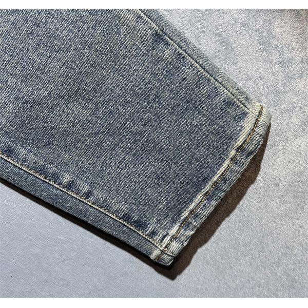 LOUIS VUITTON ルイヴィトン コピー 2025秋冬・グレーデニム パッチワーク風 デザインパンツ 要チェック