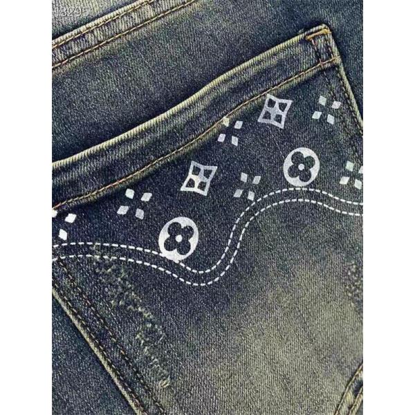 2025秋冬おすすめ・柔和 インディゴ モノグラム LOUIS VUITTON ルイヴィトン コピー デニムパンツ 人気