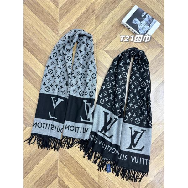 穏やか グレー 2025秋冬注目・上品シック LOUIS VUITTON ルイヴィトン スーパーコピー マフラー